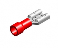F1-6.4: Partially Insulated Female: 1,000 pieces 18-22 AWG .032â€x.250â€